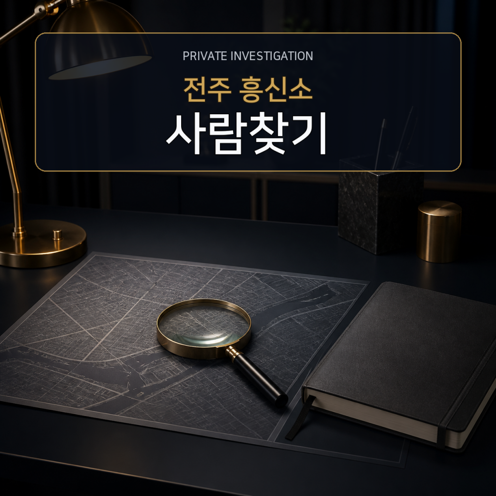 전주 사람찾기·소재파악 전문 흥신소