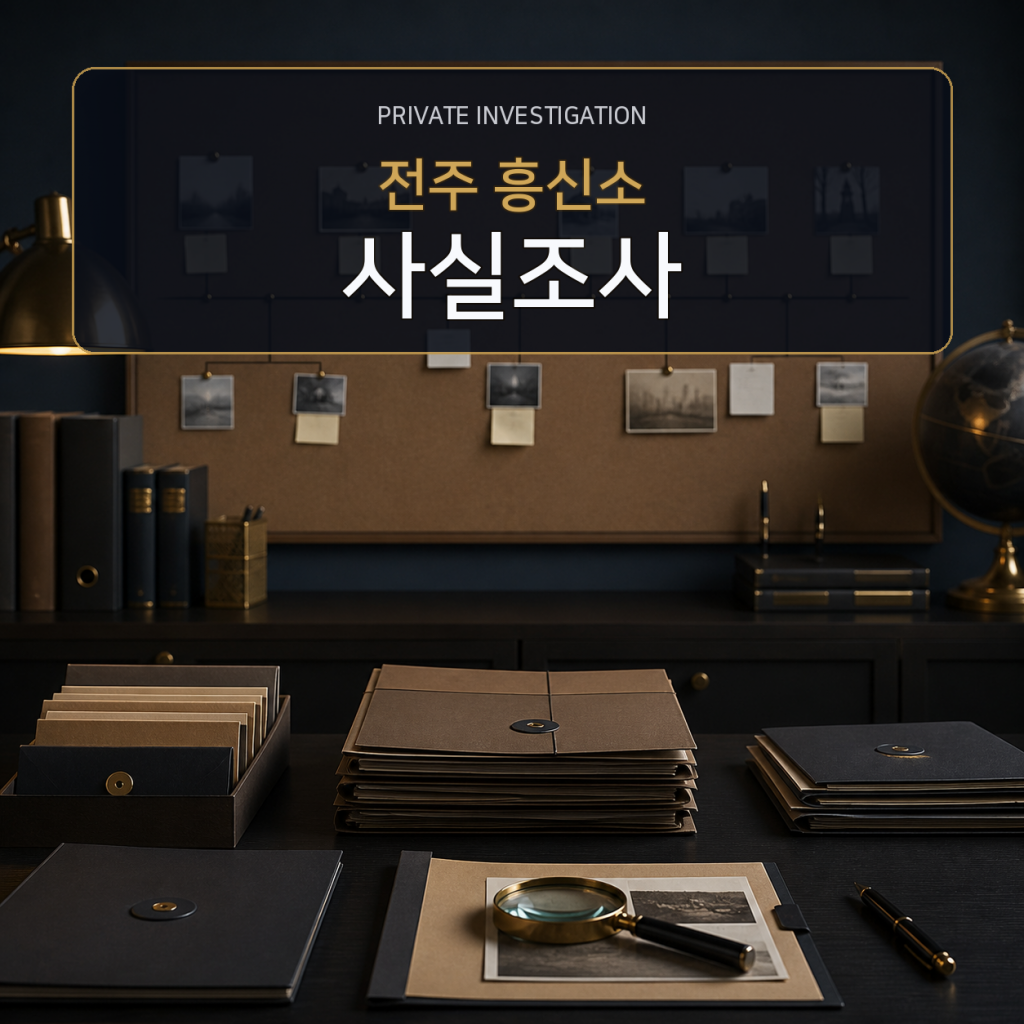 전주 사실관계 조사 전문 흥신소