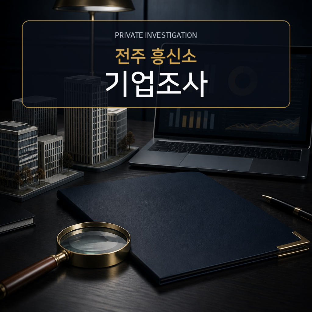 전주 기업·거래처 조사 전문 흥신소